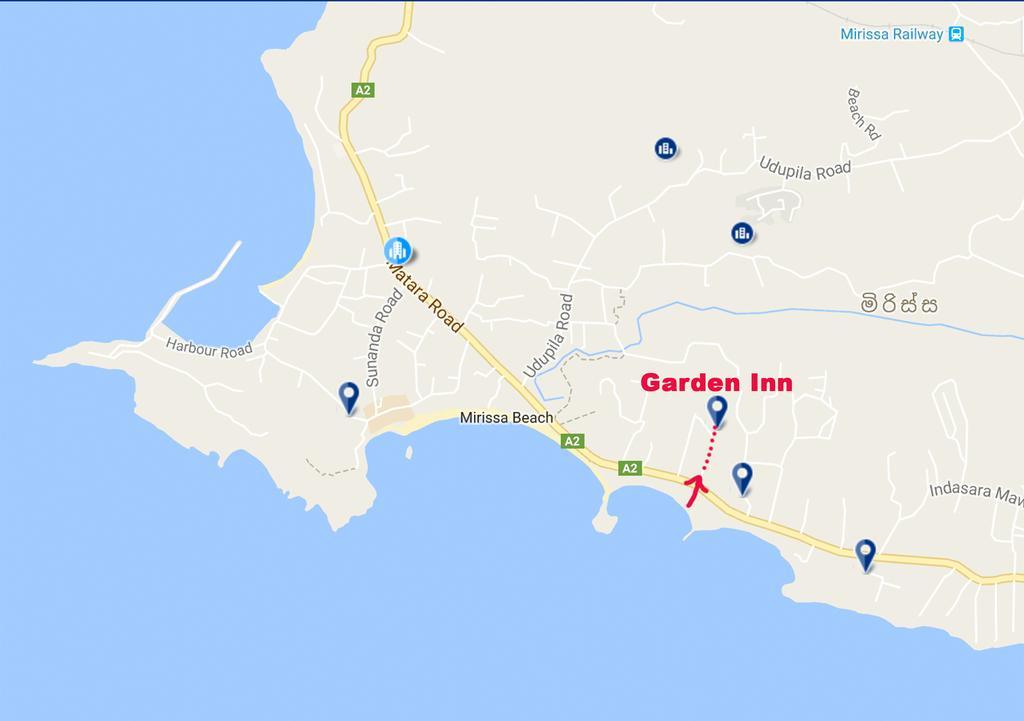 Garden Inn Mirissa Exterior foto